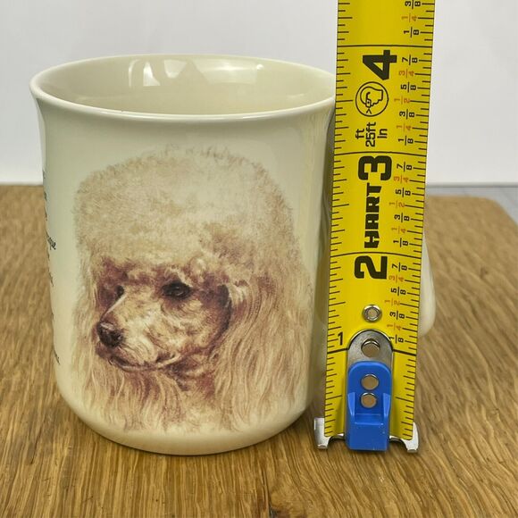 Le Caniche Poodle Watercolor Dog Breed French Description Animal Prints Mug - Picture 7 of 8